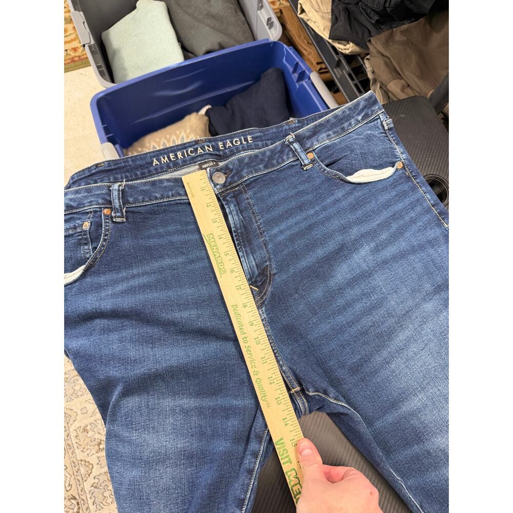 American Eagle Original Bootcut Jeans Dark Wash Size 46x32 - Picture 9 of 15